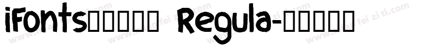 iFonts航天筑梦体 Regula字体转换